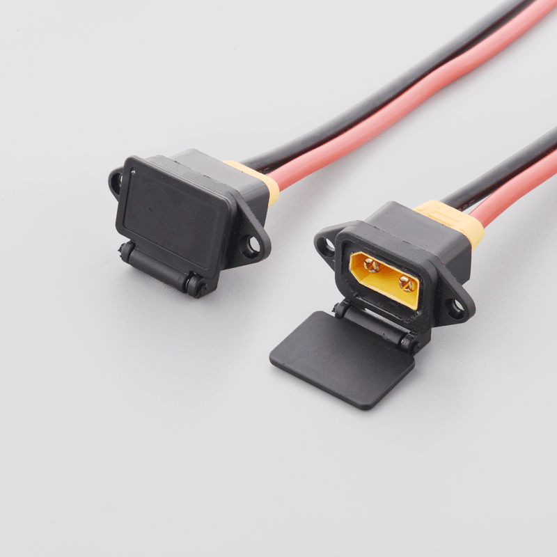 RC Battery Copper Cable Amass XT90 XT60 XT30 Connecteur T-Plug Male Femelle Plug avec 12AWG 14AWG SILICONE HARNESS WIRE Personnalisation