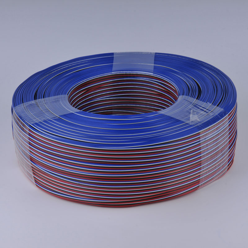 L\'usine vend des câbles enroulés enroulés 1007#24 doubles parallèles fil en cuivre en étanche diy fil électronique 10 couleurs peut choisir