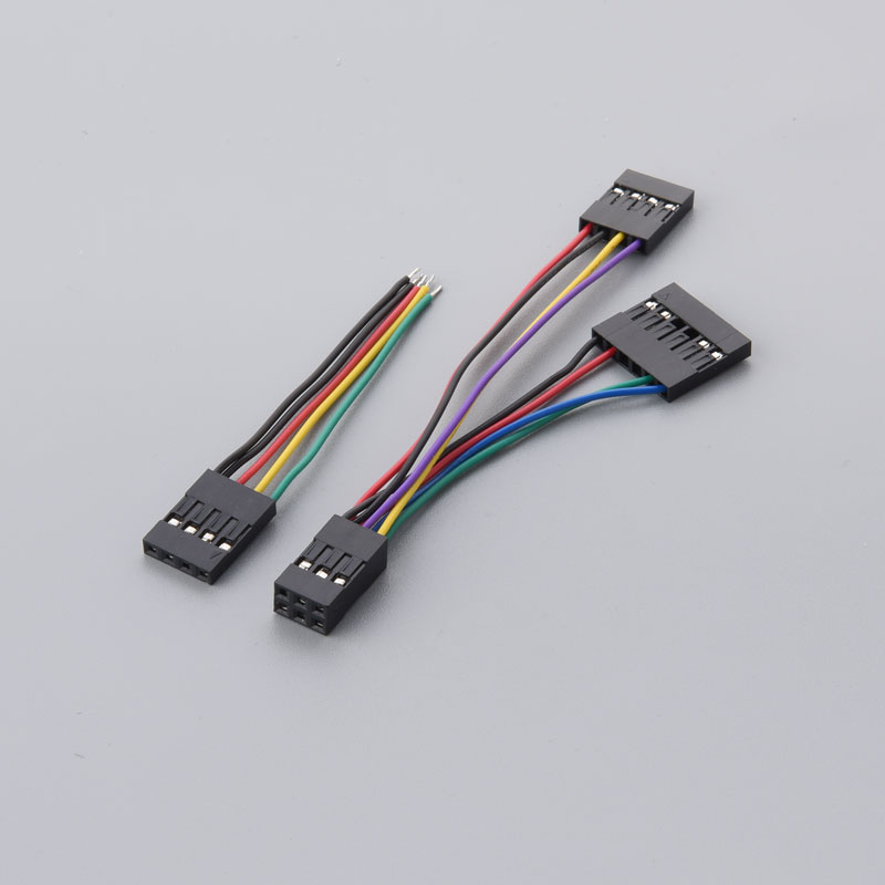 MX2,54 mm Pitch 50579408 Ligne Femelle Câble de cavalier 4P pour connecteur PCB 3D Imprimante électrique Double câblage parallèle en gros